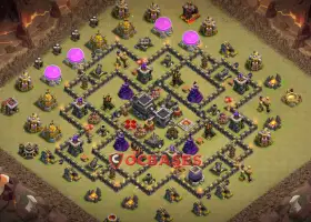 Top Town Hall 9 War Base Copy Link | Clash of Clans #20081