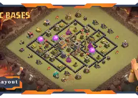 Top TH8 War Base: Anti Air & 2/3 Star Layouts - Clash of Clans #20087