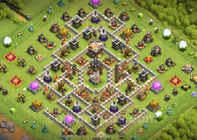 Top Anti Air TH11 Base Copy 2024 - Clash of Clans #20089