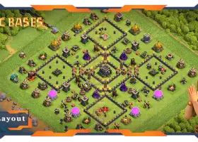 Unbeatable TH9 Anti Base Layouts - Clash of Clans #20090