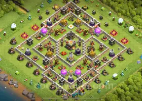 Best Anti 2 Star TH11 Base & Link - Clash of Clans 2024 #20092