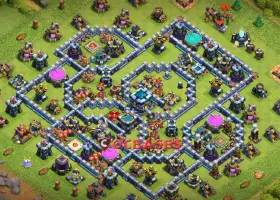 Top Town Hall 13 Base: Anti 2 Stars Strategy in COC #20118