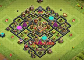 Top Town Hall 8 Farming Base: Anti-Everything Setup #20125