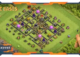 Top TH9 Farming Base Layouts with Links - Clash of Clans #20130