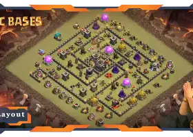 Top TH9 War Base Layouts & Links - Clash of Clans #20140