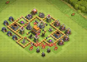 Town Hall 5 Hybrid Base | Anti 3 Stars | Clash of Clans #20151