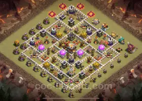 Best TH11 War Base 2025: Max Levels & Anti-Everything #20169