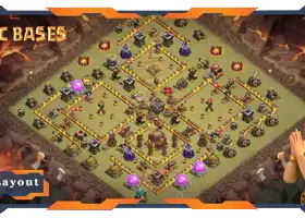 Top TH10 Defense Base Layouts for Clash of Clans - War CWL #20170