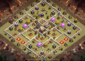 Best Anti 2 Stars TH11 War Base with Link - 2025 #20179