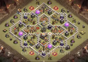 Top TH11 Anti 3 Star War Base with Link - Clash of Clans #20188