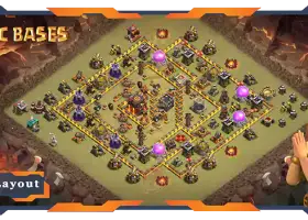 Top TH10 War Base Layouts - Anti 3 Stars & Anti Air #20186