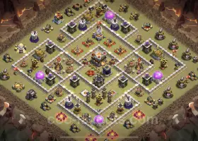 Top TH11 War Base: Anti 3 Stars & Legend League Link #20194