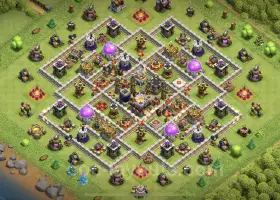 TH11 Farming Base Copy for Legend League - Clash of Clans #20196