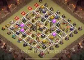 Top Anti-Air TH11 War Base 2025 | Clash of Clans Link #20202