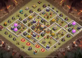 Best TH11 War Base 2025: Anti Air & Electro Dragon Link #20204