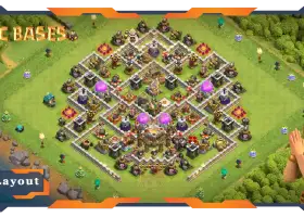 Top TH11 Farming Base with Link - Clash of Clans Layouts #20215