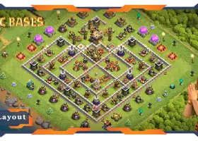 Top TH11 Trophy Base Link | Anti-Everything Defense COC #20217