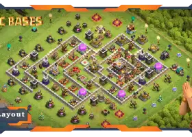 Best Anti Trophy Base TH11 - Hybrid Layout & Links | COC #20225