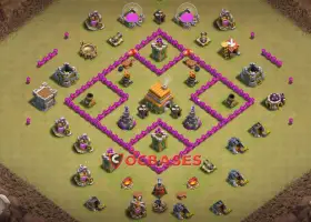 Top Town Hall 6 War Base - Copy Link for Clash of Clans #20223