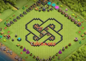 Clash of Clans: Fun Town Hall 8 Progress Base Copy Link #20228