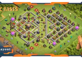 Top TH11 Defense Base: Anti 3-Star Layouts & Links - CoC #20230