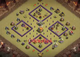 Top Town Hall 7 War Base - Clash of Clans Copy Link #20232