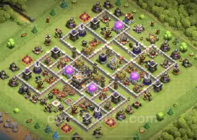 TH11 Farming Base Link - Clash of Clans Hybrid Design #20239