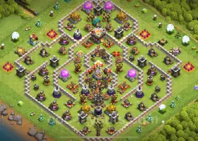 Top TH11 Hybrid Base Links - Anti-Everything Defense #20243