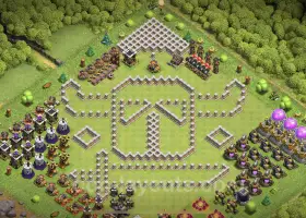 Best Funny Troll Bases TH11 for Clash of Clans - Copy Now! #20249