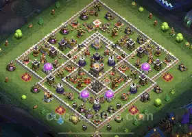 TH11 Farming Base with Anti 2 Stars - Clash of Clans #20256