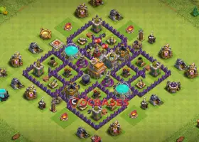 Town Hall 7 Hybrid Base: Anti 3 Stars for Clash of Clans #20258