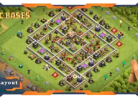 Top TH11 Farming Base Link - Anti 3 Stars Hybrid Layout #20260