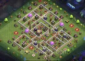 Best Anti 3 Stars TH11 Base - Clash of Clans Base Link #20261