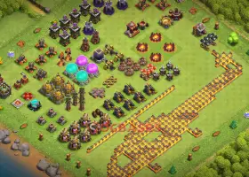 Town Hall 10 Progress Base - Clash of Clans Fun Guide #20268