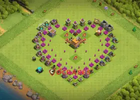 Clash of Clans: Fun Town Hall 6 Progress Base & Copy Link #20272