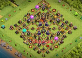 Ultimate Town Hall 10 Base | Anti-Air Strategies | CoC #20275