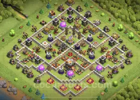 TH11 Farming Base Copy: Hybrid Design for Clash of Clans #20276