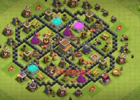 Town Hall 8 Farming Base: Anti 3 Star & Compact Designs #20278