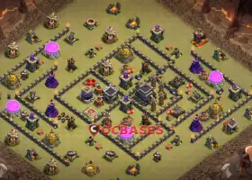 Town Hall 9 War Base | Clash of Clans War Copy Link #20282