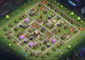 TH11 Farming Base: Anti-Everything Hybrid Layout & Link #20291