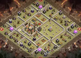 Top TH11 Anti 2 Stars War Base with Link - Clash of Clans #20295