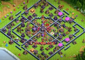 Top Town Hall 15 Trophy Base: Anti 3 Stars Strategies #20302