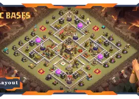 Best TH11 War Base: Anti 2 Star & Electro Dragon Layout #20303