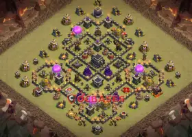 Top Town Hall 9 War Base for Clash of Clans - Copy Link! #20308