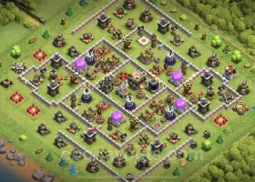 TH11 Farming Base Link - Anti 2 Stars Hybrid Design #20321