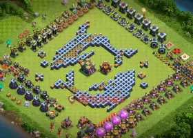 Clash of Clans Town Hall 14 Progress Base & Copy Link #20323