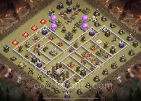 Best TH11 War Base - Anti Everything Layout with Link #20326