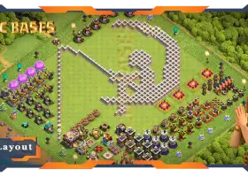 Top Troll Base TH11 - Clash of Clans with Link! #20357