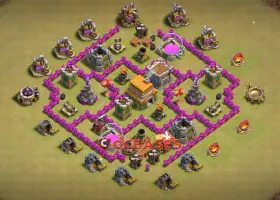 Best Town Hall 6 War Base | Clash of Clans Copy Link #20358