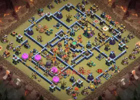 Top Town Hall 14 War Base - Clash of Clans CWL Copy Link #20362